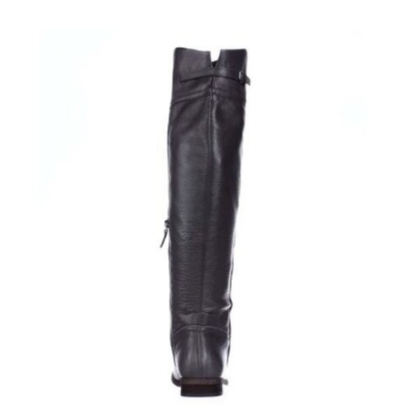 Franco Sarto Black L-Hydie Leather Tall Riding Boots - Picture 7 of 8